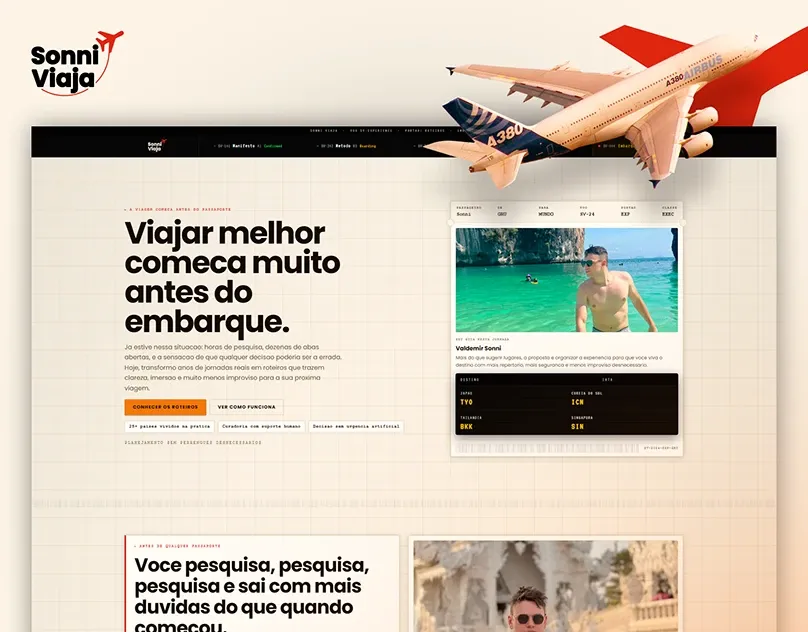 Capa do projeto SonniViaja